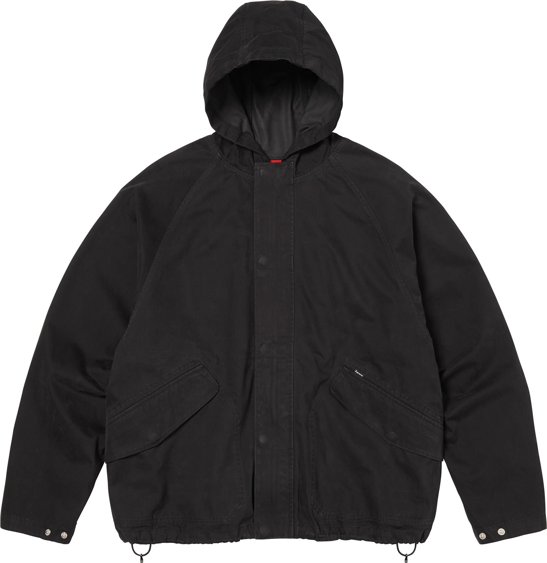 Hooded Raglan Jacket view 10